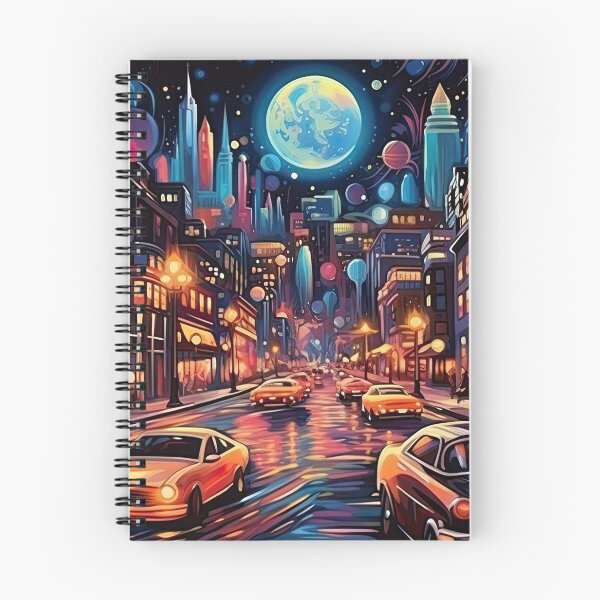 Item preview, Blue moon among skyscrapers designed and sold by abmkf.