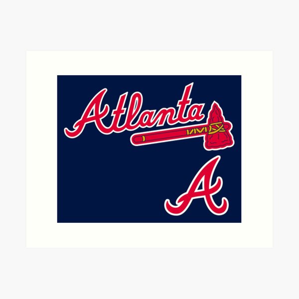 Ian Atlanta Braves Hat, an art print by REENO Studios