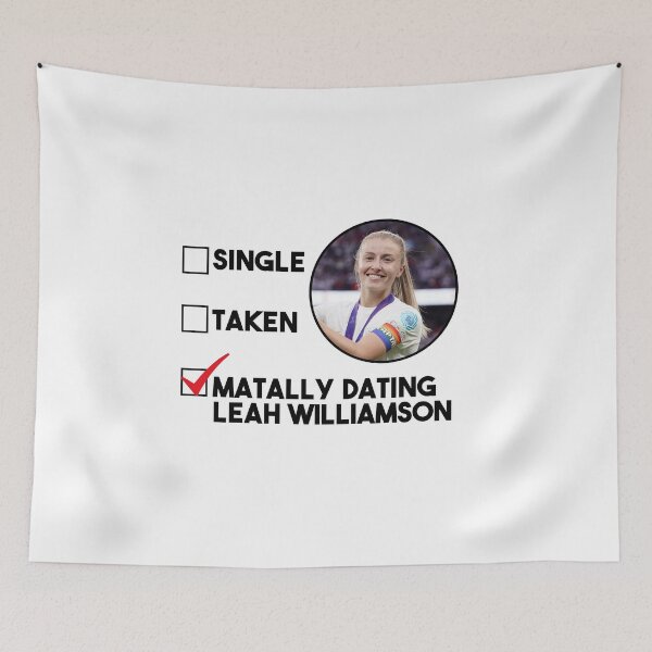 Item preview, Mentally Dating Leah Williamson designed and sold by POPCulturejb.