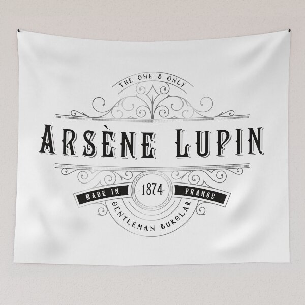 Item preview, Victorian Lupin Logo (noir) designed and sold by FattoAMano.
