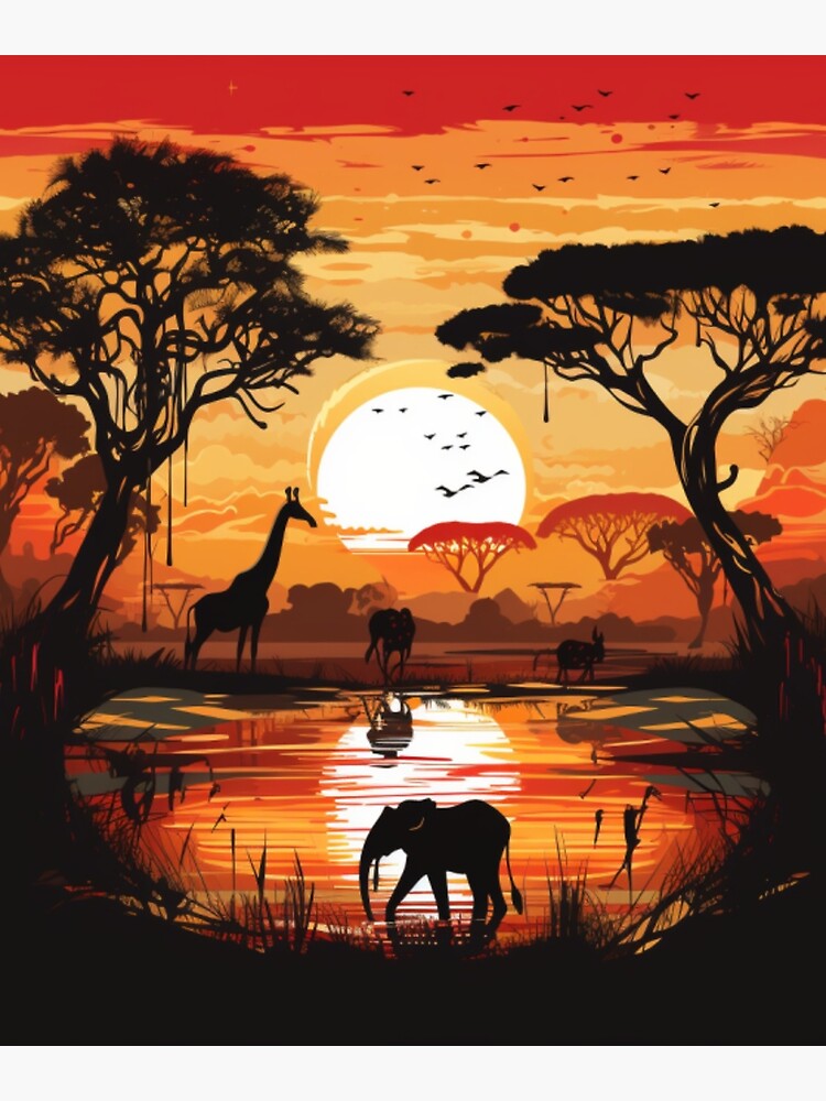 African Wildlife Panoramic: Over 1,964 Royalty-Free Licensable Stock  Illustrations & Drawings | Shutterstock