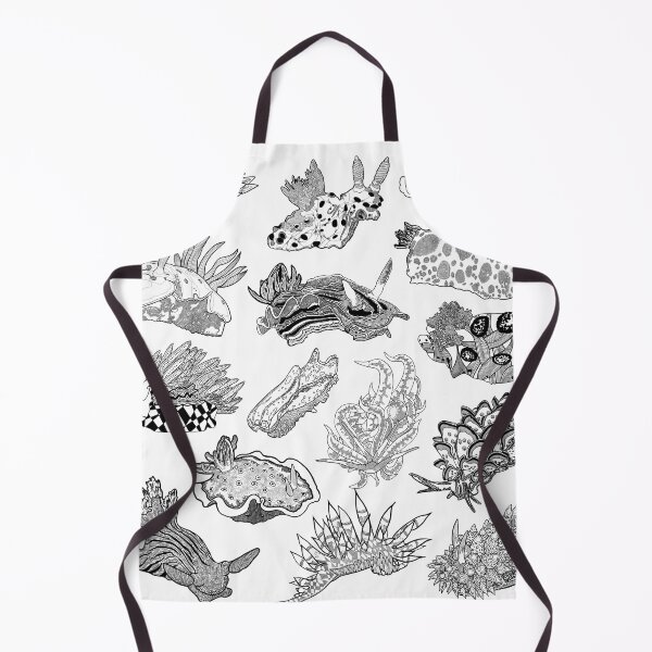 Item preview, Assorted Black and White Intricate Nudibranchs designed and sold by ArtbyDLP.