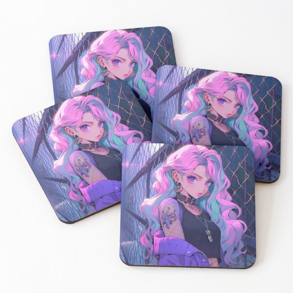 Item preview, Cute Pink Bubblegum Street Fashion Anime Girl designed and sold by bubblegoth.