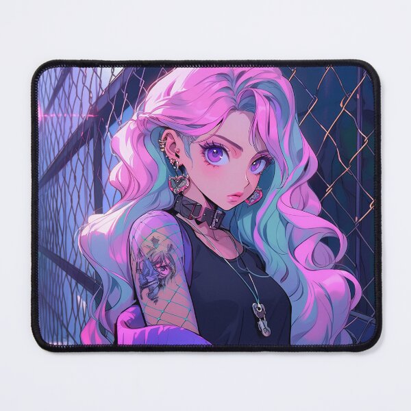 Item preview, Cute Pink Bubblegum Street Fashion Anime Girl designed and sold by bubblegoth.