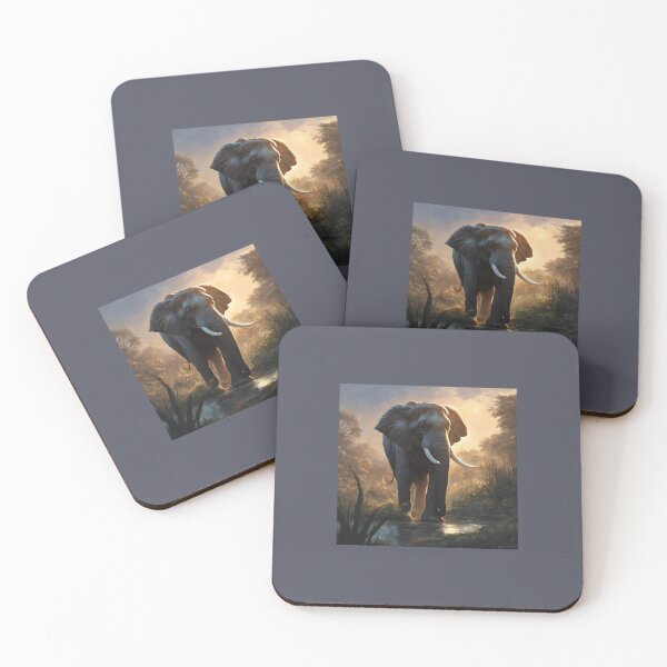 Item preview, Impressive adult elephant in nature designed and sold by AudreyTM.