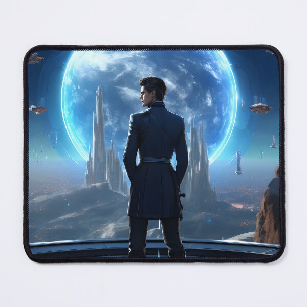 Item preview, Futuristic Cosmic Explorations | Digital Art Poster designed and sold by Shirtastically.