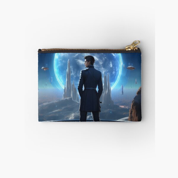 Item preview, Futuristic Cosmic Explorations | Digital Art Poster designed and sold by Shirtastically.