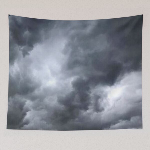 Item preview, Gray clouds in the sky designed and sold by blackwhiteblue.