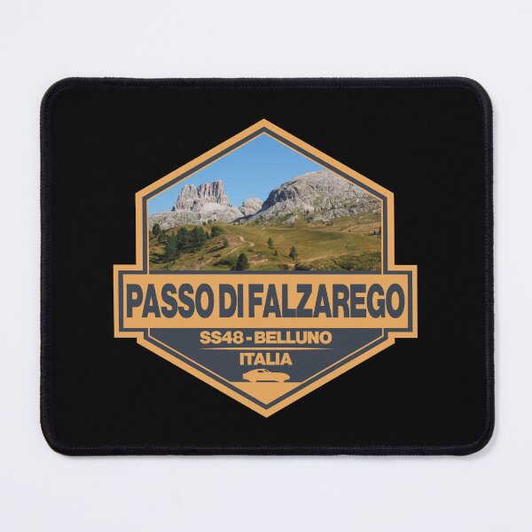 Item preview, Passo di Falzarego Italy Falzarego Pass Travel Art Badge designed and sold by KrisSidDesigns.