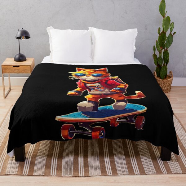 Item preview, Cool cat on skateboard with cool vibes  designed and sold by Coollzone.