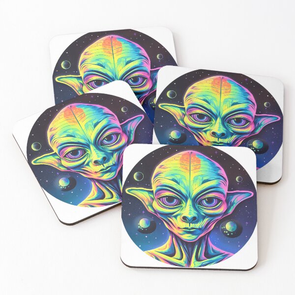 Artikelvorschau, Psychedelischer Alien II entworfen und verkauft von twXstedstXckers.