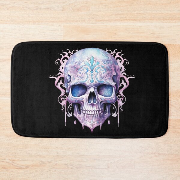 Item preview, Sweet Spooky Halloween Pink Skull designed and sold by ArtFromBeyond.
