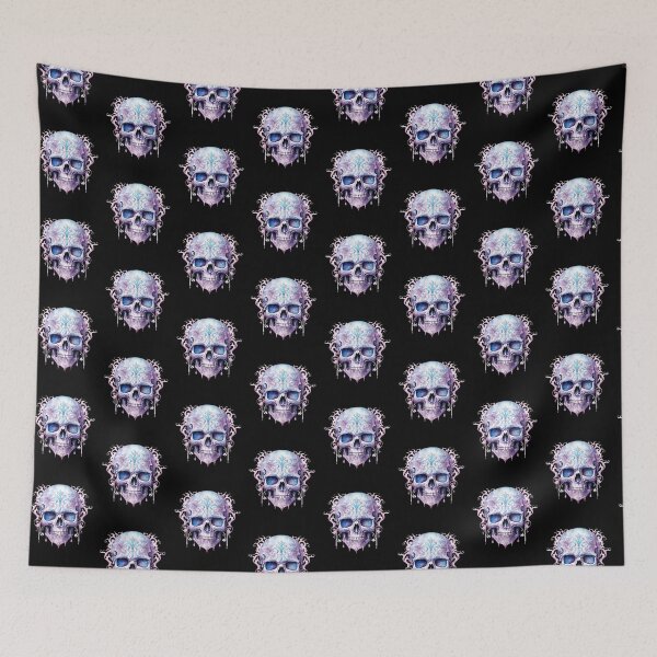 Item preview, Sweet Spooky Halloween Pink Skull designed and sold by ArtFromBeyond.
