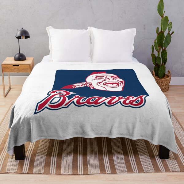 Atlanta Braves Retro Vintage Fleece Blanket