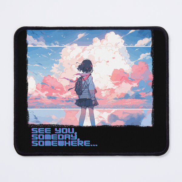 Item preview, See you, someday, somewhere... - anime girl, nostalgic, vaporwave designed and sold by peterwest.
