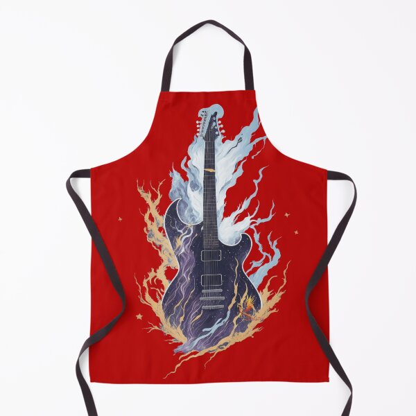 Item preview, Rustic Guitar with Galaxy Splash (Red) designed and sold by AmaziaCo.