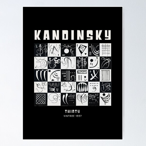 Item preview, Kandinsky | Thirty, 1937 designed and sold by BossyCatHome.