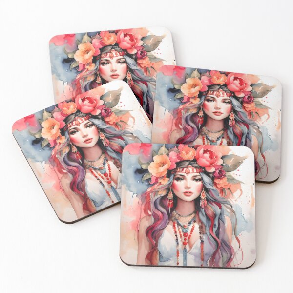 Item preview, Bohemian Radiance: A Chic Portrait designed and sold by FocalFrenzy.