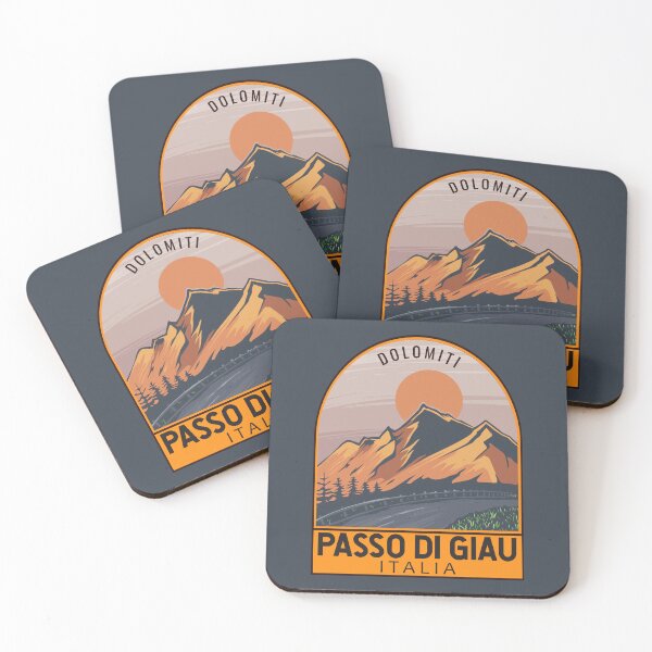 Item preview, Passo di Giau Italy Giau Pass Retro Travel Emblem designed and sold by KrisSidDesigns.