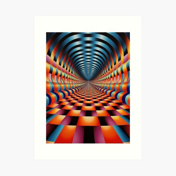 Colorful Optical Illusion