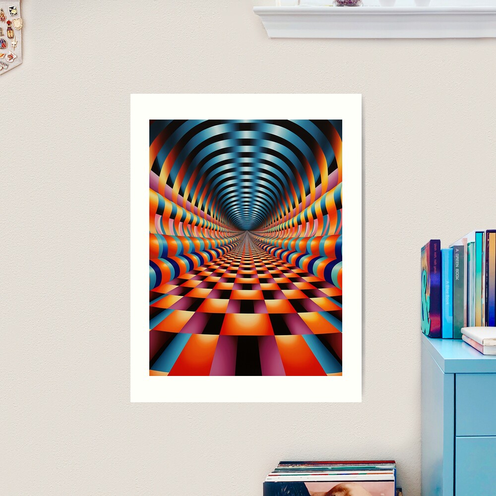 Colorful Optical Illusion