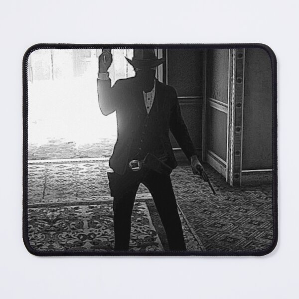 Item preview, Red Dead Redemption Black and White Arthur Morgan Gunslinger Stance designed and sold by LCMusho.
