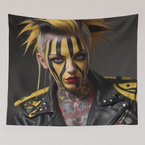 Item preview, punk rocker portrait designed and sold by jsebouvi.