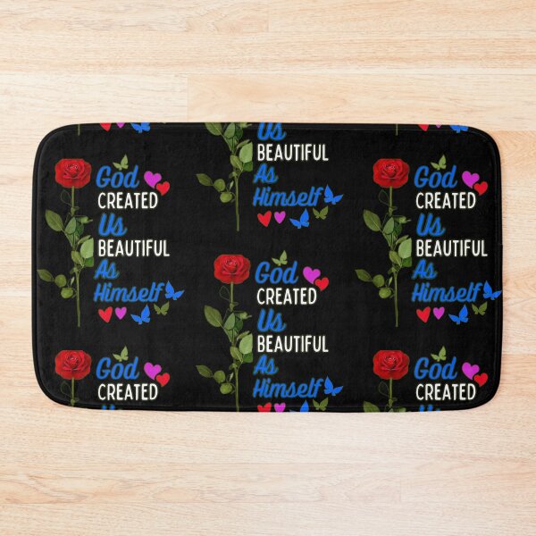 Item preview, God created us beautiful as himself | we are made in image of God designed and sold by Growthmind7.