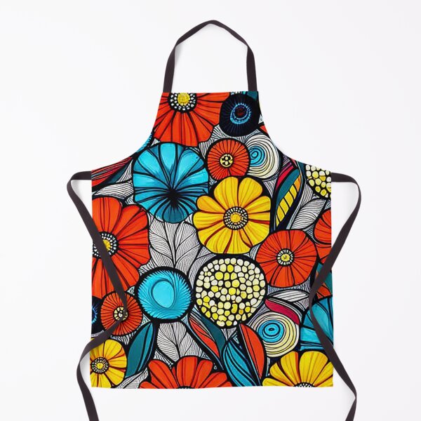 Item preview, Summer Flowers, Colorful Design, Abstract Art, Inspirational Quote, Flower Garden, Red Yellow Blue, designed and sold by karinasalwaszka.