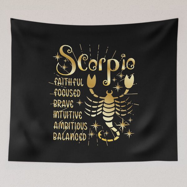Item preview, Scorpio Horoscope Sign: "Unveil the Depths of Power: Scorpio Horoscope Sign designed and sold by MysticOzzy.