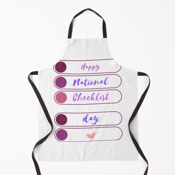 Item preview, Happy National Checklist Day designed and sold by Simo0455.