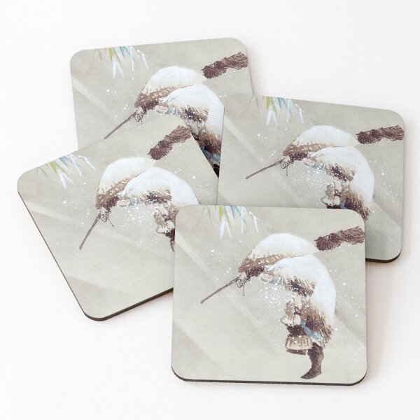 Item preview, Katsushika Hokusai's fisherman in the snow (1821) Edo Period Kiyo-e Art designed and sold by My Artprintz.