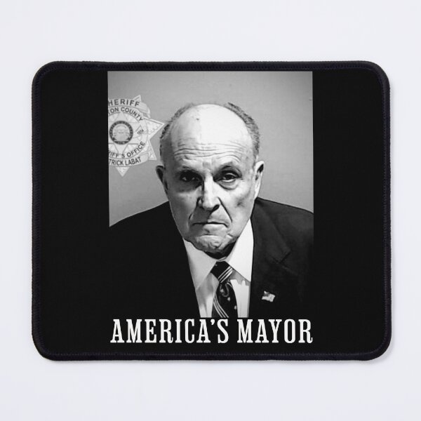 Item preview, Giuliani Mugshot America's Mayor Anti-Trump Funny Rudy designed and sold by zptees.