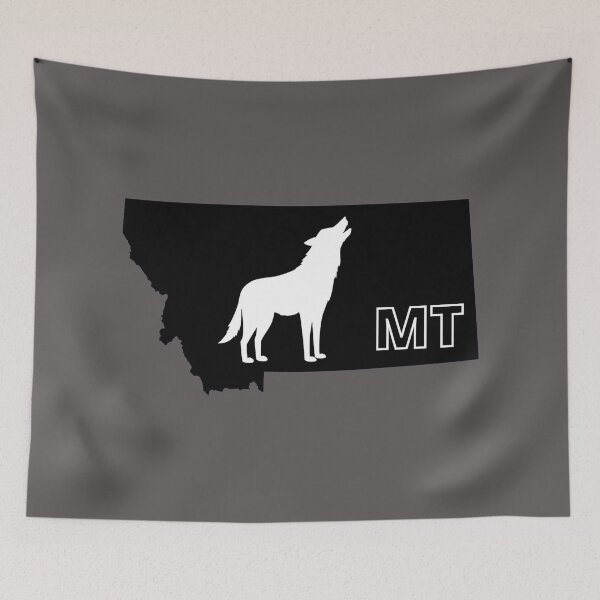 Item preview, 406 - MT - Wild Montana 001 with wolf designed and sold by Gilby-Designs.