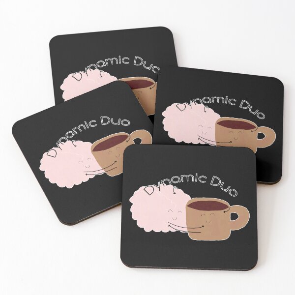 Item preview, Coffee and Brain are the Dynamic Duo! designed and sold by JoseloRochaArt.