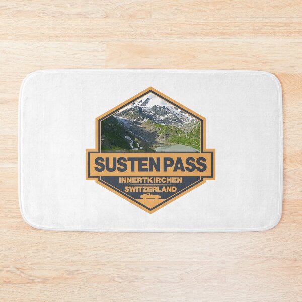 Item preview, Susten Pass Switzerland Travel Art Badge designed and sold by KrisSidDesigns.
