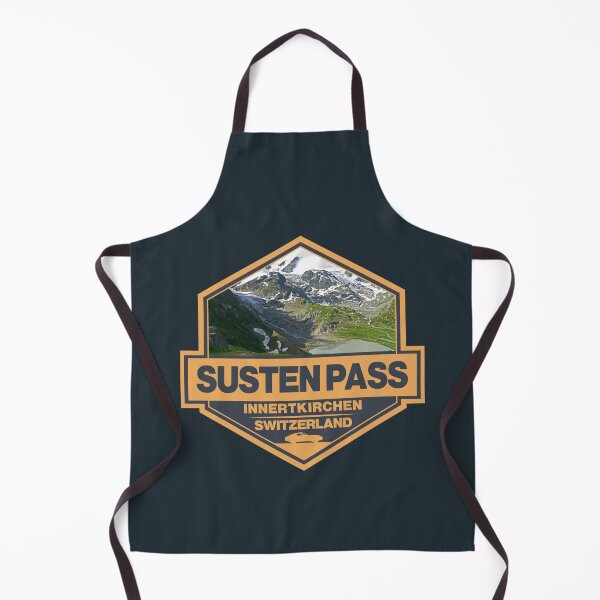 Item preview, Susten Pass Switzerland Travel Art Badge designed and sold by KrisSidDesigns.
