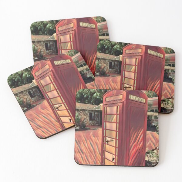 Item preview, Old Phone Box Warm Background designed and sold by William Pollard.