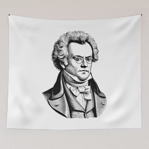Item preview, Portrait of Franz Schubert  designed and sold by NTGUILTY.