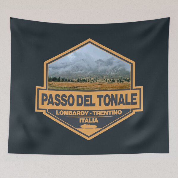 Item preview, Passo del Tonale Italy Travel Art Badge designed and sold by KrisSidDesigns.