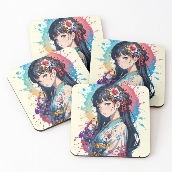 Item preview, Colorful Dressed Anime Girl 40 designed and sold by Shinihime.