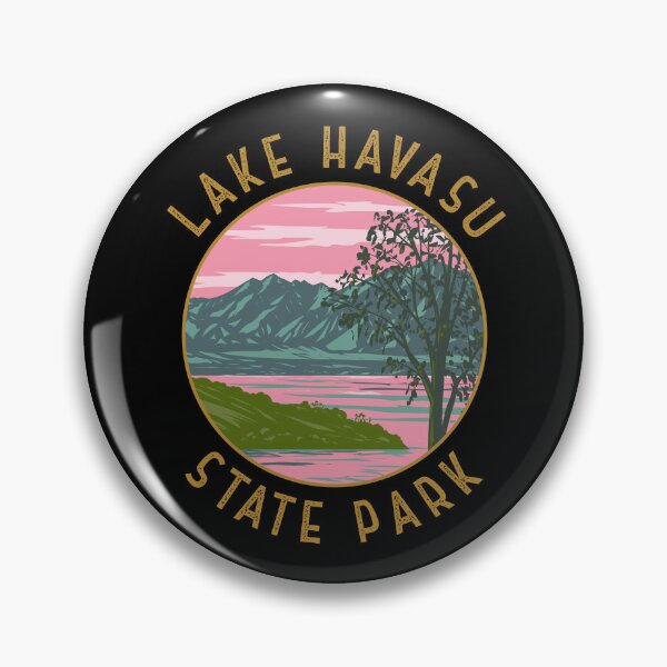 Item preview, Lake Havasu State Park Retro Distressed Circle designed and sold by KrisSidDesigns.