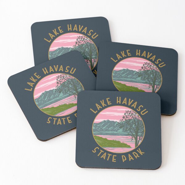 Item preview, Lake Havasu State Park Retro Distressed Circle designed and sold by KrisSidDesigns.