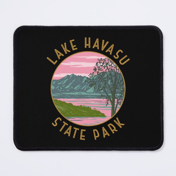 Item preview, Lake Havasu State Park Retro Distressed Circle designed and sold by KrisSidDesigns.