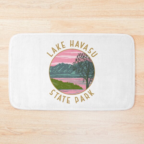 Item preview, Lake Havasu State Park Retro Distressed Circle designed and sold by KrisSidDesigns.