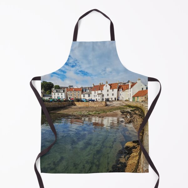 Item preview, Pittenweem houses reflections in the harbour designed and sold by S-and-W-4ever.