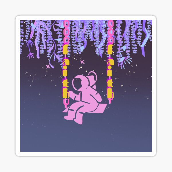 Relaxing in Faith Sticker