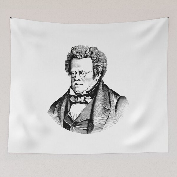 Item preview, Portrait of Franz Peter Schubert designed and sold by NTGUILTY.