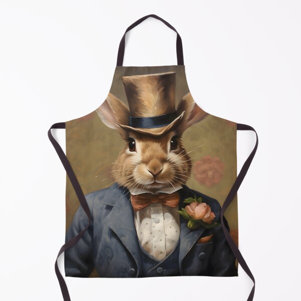 Item preview, Rabbit Portrait Art designed and sold by ConfettiSkyArt.