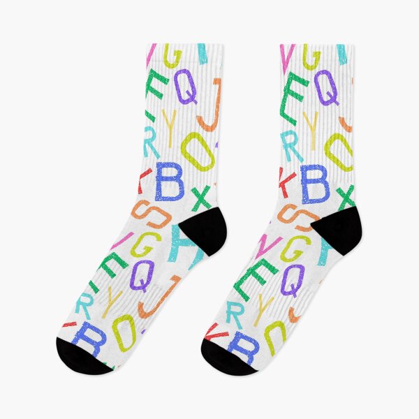 Item preview, Bright Rainbow ABC Colorful Alphabet Letter Soup designed and sold by ColorfulKiddos.